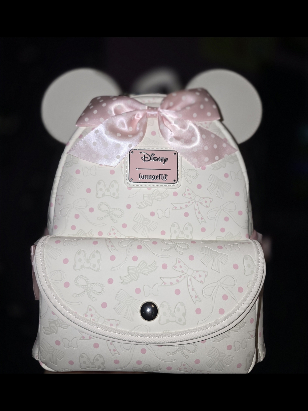 Brand New! Loungefly Disney Minnie Mouse Bows & Ribbons Mini Backpack